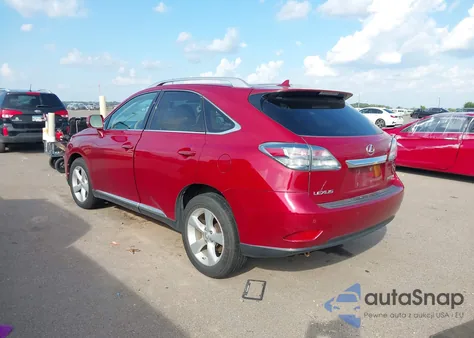 2010 Lexus Rx 350 из США, поврежденный, VIN 2T2BK1BA2AC023863